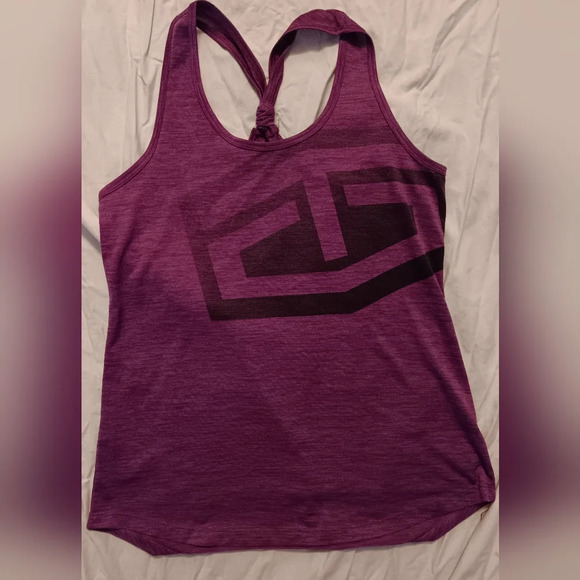 Womens Tapout Tank Top Medium Purple Razor Back w/ knot - Picture 1 of 3